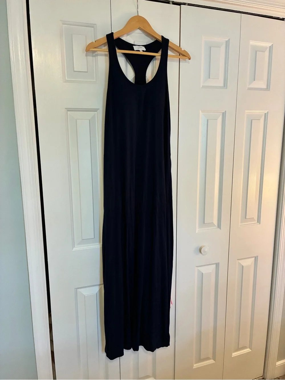 Classic navy Racerback Maxi Dress…Super SOFT with built in bra!!!